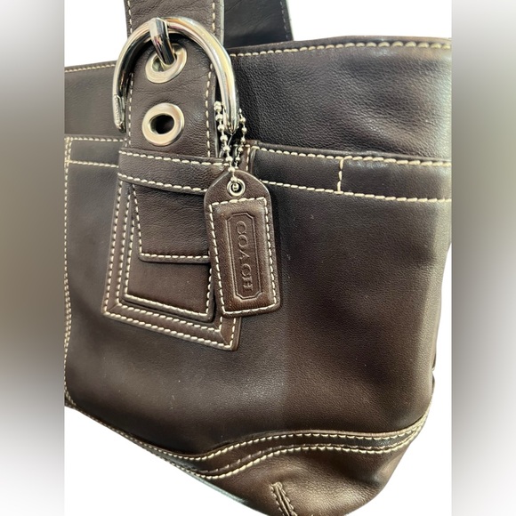 Vintage Coach 2007 Soho Brown Leather Satchel Bag F10911 - Picture 6 of 15